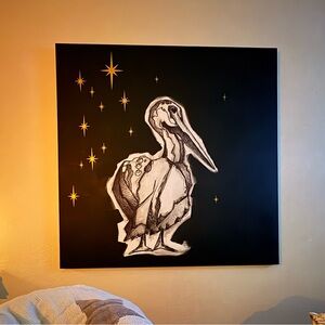 Matching art painting drawing set sketch bunny bird painting drawing